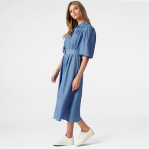 Forever New PIA PETITE PUFFNWTSLEEVE SHIRTDRESS