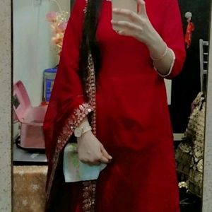 Kurti Palazzo With Dupatta