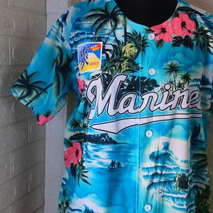 Marrines Chiba Lotte Unisex Beach Shirt 😍