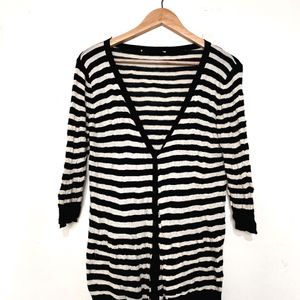 Black & Cream Cardigan