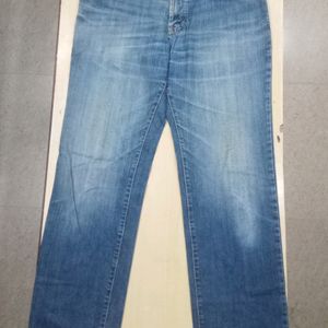 Surplus Blue Pure Cotton Jeans for Woman's