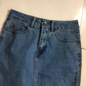 Vero Moda Blue Denim Skirt