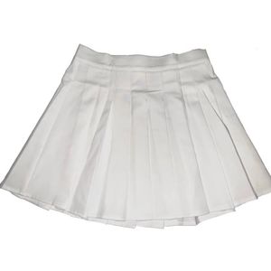 White Pleated Skirt