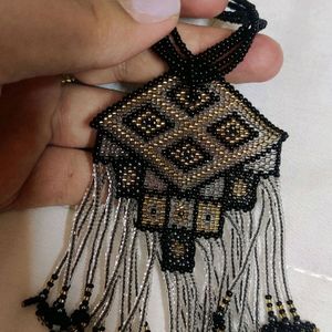 Tribes India Handmade Veaded Neckpiece