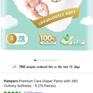 S Size Pamper Premium Diaper Pant