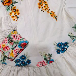 Puff Sleeves FLORAL DRESS!!