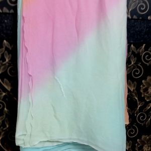 Pastel Colours Diamond Chiffon Saree