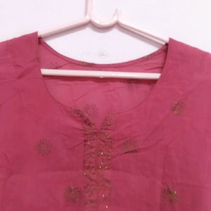 Pink Kurti Top