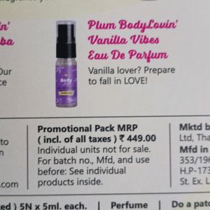 Plum Body Mist Set Pack of 2