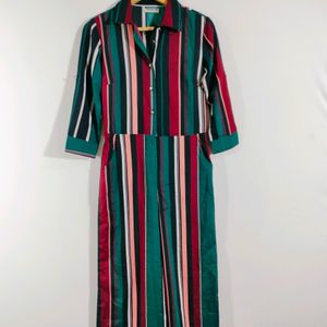 Multicolour Striped Jumpsuit (Women's)