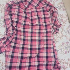 Pink Checked Dress