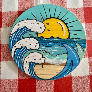 Beach Style Fridge Magnet