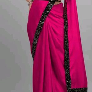 Women Saree In Pink