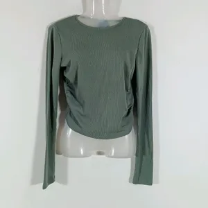 Sage Green Plain Casual Top (Women)