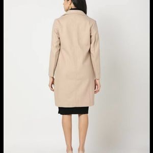 Forever 21 Beige Fall Overcoat