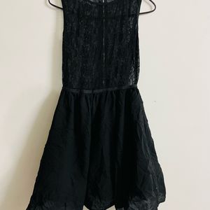 Women Black Flared Dress