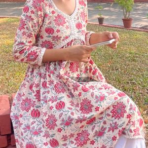 Floral Short Kurti