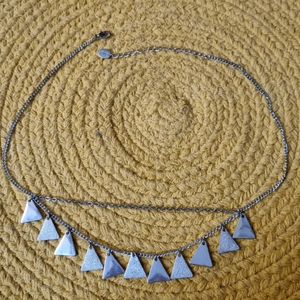 Silver Tone Neckpiece by Claire's