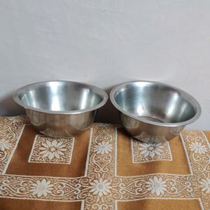 Set Of 4 Steel Bowls