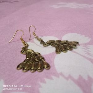 Peacock Metal Earrings