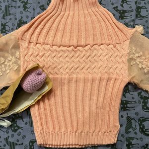 Turtle Neck Pullover Sweater