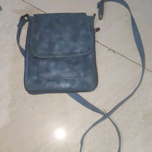 Blue Sling Bag