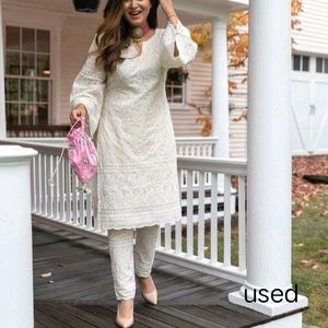 White Kurta With Pant