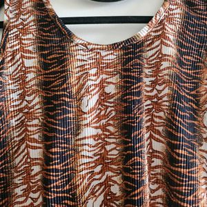 Animal Print Light Weight Top