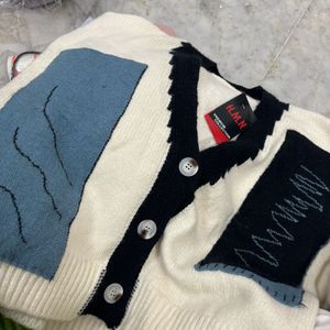 Korean Baggy Cardigan Crop