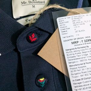 Mr Bowerbird Navy Polo Tshirt New With Tag