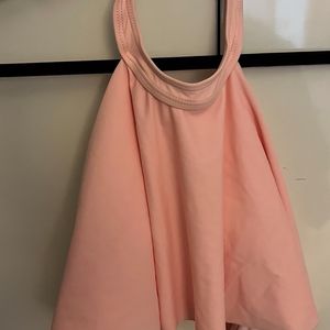 Peach Halter Swimsuit Top