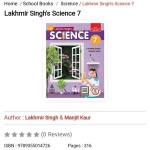 Lakmir Singh Class 7 Book