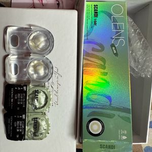 Olens Scandi Contact Lense (Olive Green)[-2.00]