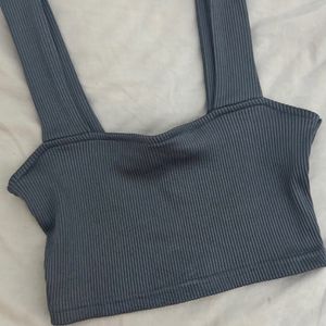 H&M Grey Crop Top