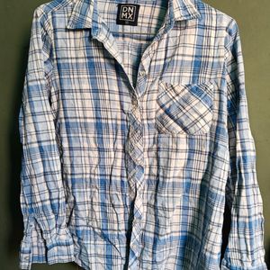 DNMX Checked Shirt With Patch Pocket