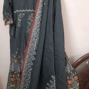 Biba Anarkali Kurta With Dupatta