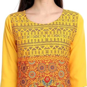 7Threads Yellow Kurti 💛