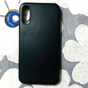 Plane Black iPhone X Cover With New Condition.