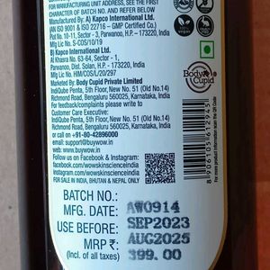 Unused Pack Of Wow Castor Oil, Cold pressed