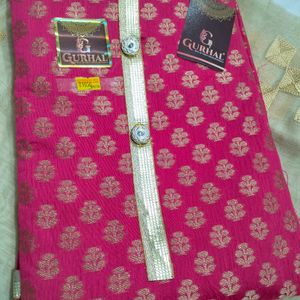 BEAUTIFUL CHANDERI SILK SUIT