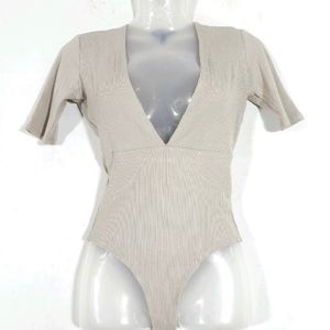 (LAST PRICE DROP) Beautiful Khaki Bodysuit