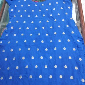 Banarsi Print Blue🔵Kurta