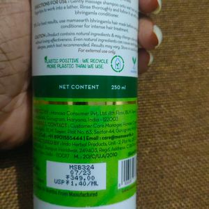 Mamaearth BhringAmla Shampoo