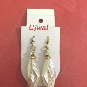 White Earrings