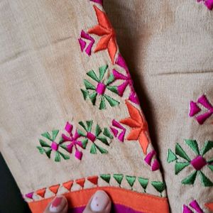 Combo Offer Two Kurti Chinkankari And Cotton Silk