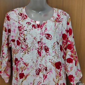 Printed Lacknavi Kurti