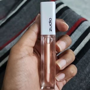 Zudio Lipgloss, Shade Peach Crystal