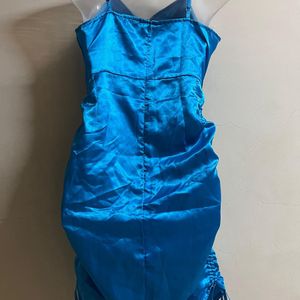 Designer Silk Blue One Piece🪬