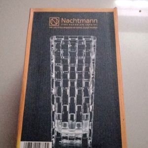 NACHTMANN ORIGINAL HEAVY FLOWER CRYSTAL VASE