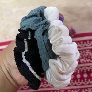 3 Piece Set Of Scrunchies